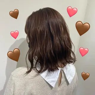 ミディアム カラー 韓国ヘア特化 💟 ララア 💟のヘアスタイル