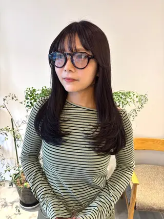 セミロング カラー ヘアアレンジ 透明感カラー/ レイヤーkotonoのヘアスタイル