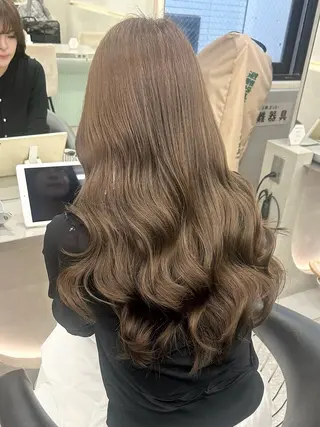 ロング カラー 韓国ヘア×髪質改善 サロンmareのヘアスタイル