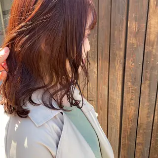 セミロング カラー イチカワ ミオ/ minim hairのヘアスタイル