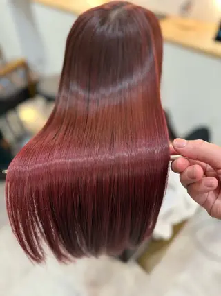 ロング A'SHE横浜所属・髪質改善特化🔥 縮毛、トリートメントのヘアスタイル