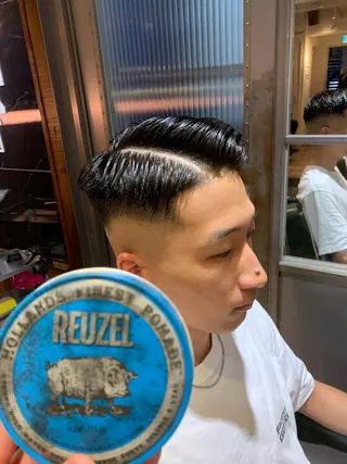 ショート メンズ BINGO HAIR WORKS 【ビンゴヘアワークス】所属・🎱メンズフェード 特化HYOGA🎱のヘアスタイル