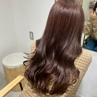 ロング カラー ながい りなのヘアスタイル