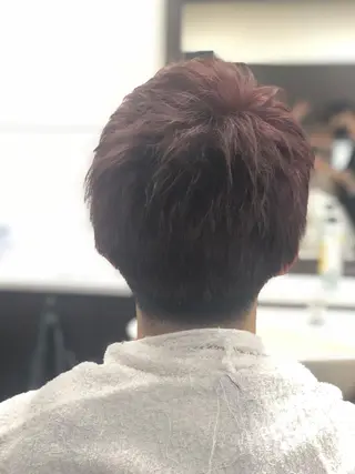 ミディアム メンズ ゼロスバーバーショップ所属・パーマ特化 三浦楓雅のヘアスタイル