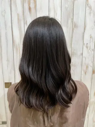 セミロング 青田 明日海のヘアスタイル