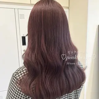 ロング カラー ブリーチなしWカラー 🎀韓国ヘア/amiのヘアスタイル