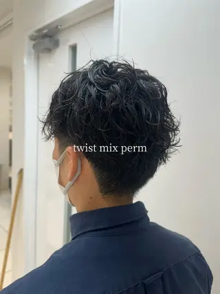 パーマ メンズ 🍊暖色/ボブヘア chihiro🌼ོのヘアスタイル