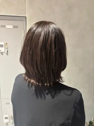 ミディアム 大久保 愛のヘアスタイル