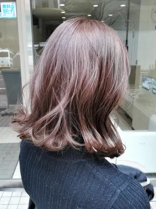 ミディアム カラー sato shoheiのヘアスタイル