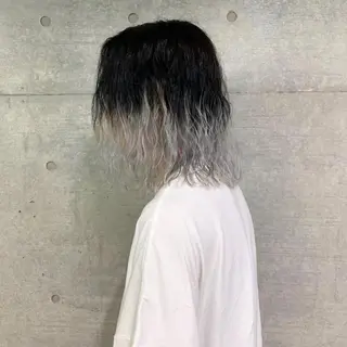 ミディアム カラー THE./ブリーチ 透感カラー/髪質改善のヘアスタイル