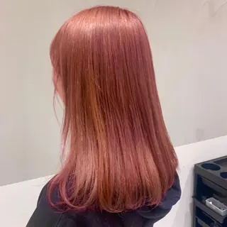 ミディアム カラー minami🪷 暖色カラーのヘアスタイル