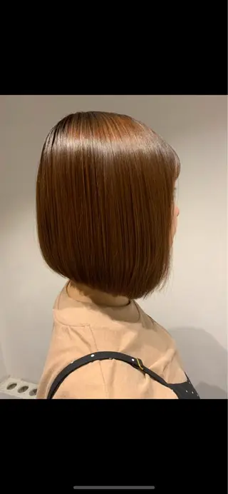 ショート カラー パーマ 韓国レイヤー/髪質 改善/縮毛🤍吉田のヘアスタイル