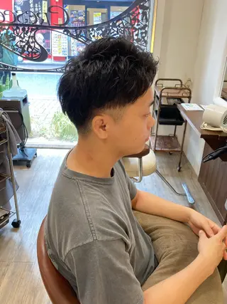 ショート メンズ カット特化型 美容師/栗本のヘアスタイル