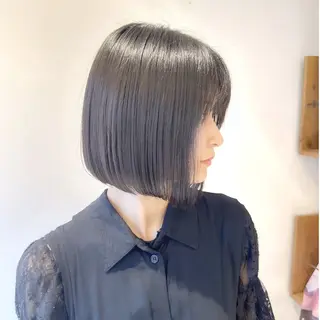 ショート ボブ韓国風レイヤー 髪質改善/畠中ケントのヘアスタイル