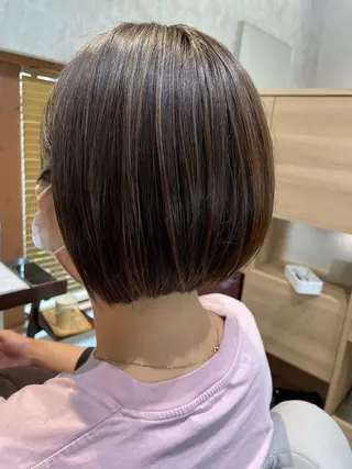 ショート カラー Bob &髪質改善 NEMOTOのヘアスタイル