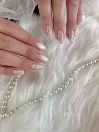 ネイル 【大垣ネイルモデル】 はんな🧡🐻‍❄️のネイルデザイン