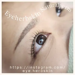 パーマ Eyeherbskin所属・札幌東区・デザイン まつげパーマのマツエク・マツパデザイン