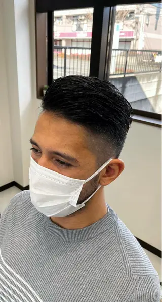 ショート メンズ 峯 渉人のヘアスタイル