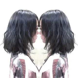 ミディアム カラー 髪質改善特化サロン ICONIQ天神店のヘアスタイル