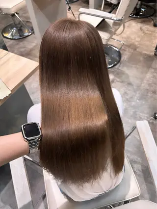 ロング カラー EMANONアザレア梅田所属・堤 麻衣子のヘアスタイル
