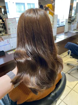 セミロング 西岡 あつみ/ 堀江美容室のヘアスタイル