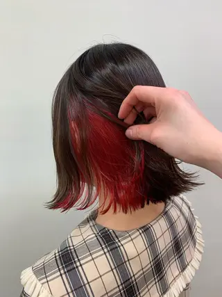 ミディアム 山嵜 かなのヘアスタイル