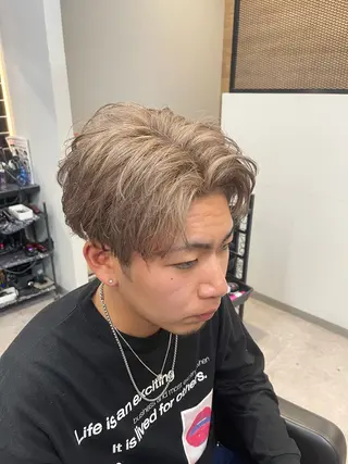 カラー メンズ men's lapis横浜店所属・Men'sLapis 中込翔太のヘアスタイル
