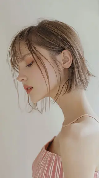ショート NANAMI/海外風 レイヤー/カラーのヘアスタイル