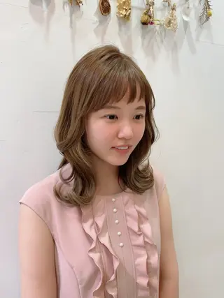 セミロング カラー ノーブル美容室イオン高橋店所属・鈴木 純子のヘアスタイル