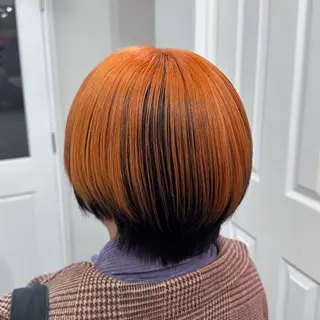 ミディアム ハイトーン/ウルフ /エクステ/ましろのヘアスタイル