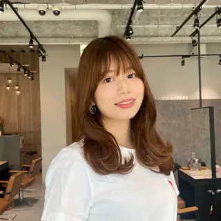 ロング カラー 寺西 恵🪡🤍のヘアスタイル