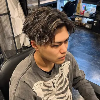 メンズ メンズ特化/パーマ/ メッシュ/竜成のヘアスタイル
