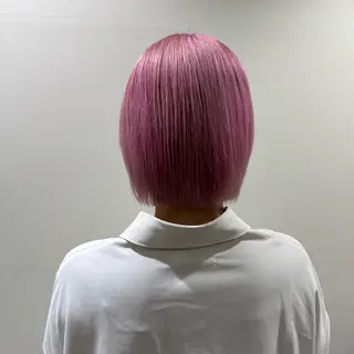 ミディアム カラー ブリーチカラー🦖 岡部木乃夏のヘアスタイル