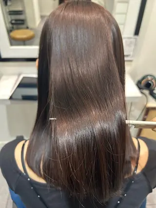 ミディアム パーマ 美髪矯正/ 伊藤 更のヘアスタイル