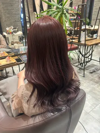 ミディアム La Bless 大阪梅田所属・梅田 ミディアム 特化型 YUKINOのヘアスタイル