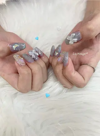 ネイル La neige* yuki 🥯🍑のネイルデザイン