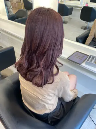 ロング カラー ParveMix 岡本えりかのヘアスタイル