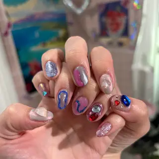 ネイル MODA MANAMIᵕ̈のネイルデザイン