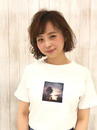 ショート カラー 長谷川 智也/ディレクターのヘアスタイル