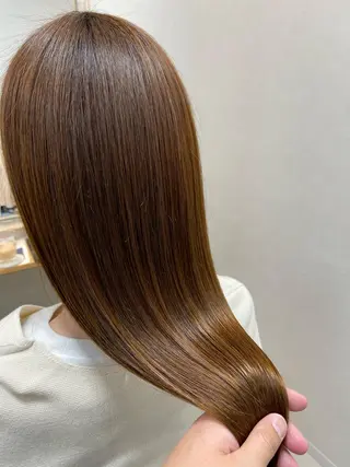 セミロング カラー 池田 雄太 ✨美髪縮毛矯正✨のヘアスタイル