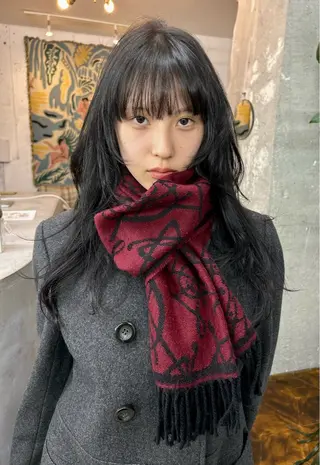 セミロング 🫧透明感カラー🫧 ハシモトタケルのヘアスタイル