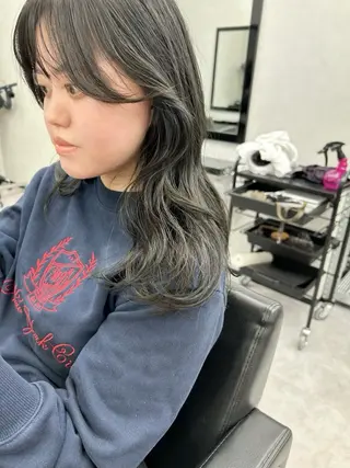 ロング カラー ナカジマ ナナのヘアスタイル
