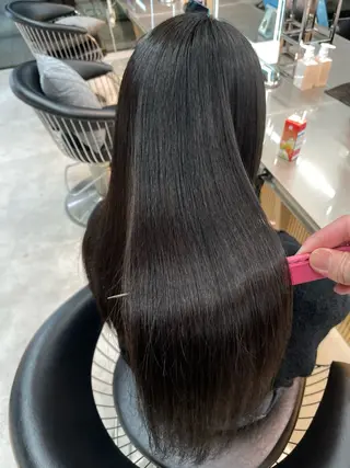 セミロング 似合わせカット✂️✖ 髪質改善カラーのヘアスタイル