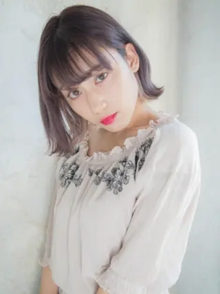 ショート カラー パーマ charme 静岡店のヘアスタイル