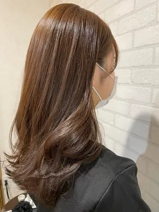 ミディアム カラー 透明感カラー💎 AYAのヘアスタイル