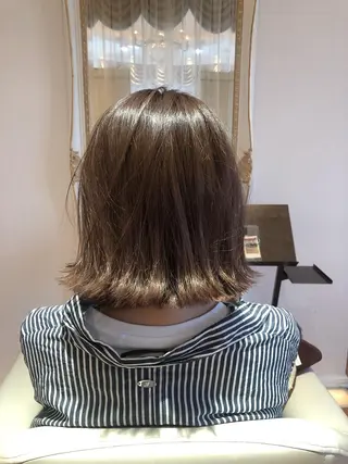 ショート La fith hair rond 立川店所属・kyosuke 透明感カラーのヘアスタイル