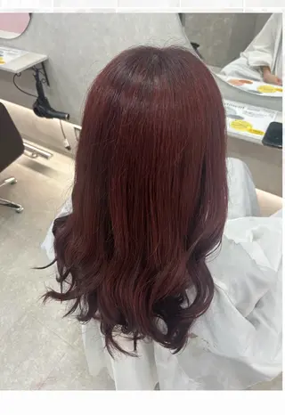 ロング カラー ヘアアレンジ 大宮/韓国風🩶/ 七海芽亜利のヘアスタイル