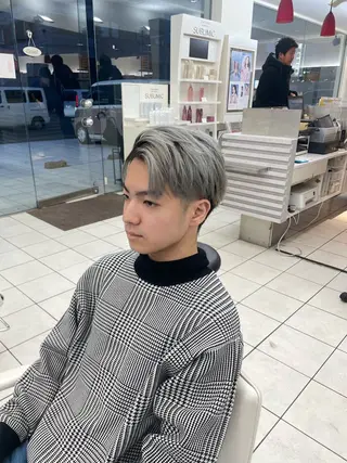 メンズ 成瀬メンズ パーマ清水大隼のヘアスタイル