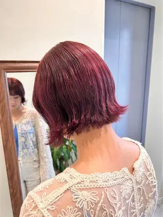 ショート ダブルカラーベージュ カラー/tuburaのヘアスタイル