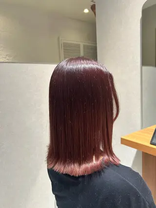 ミディアム カラー LOVEST OIKE所属・LOVEST  井上 亜未/ 暖色のヘアスタイル